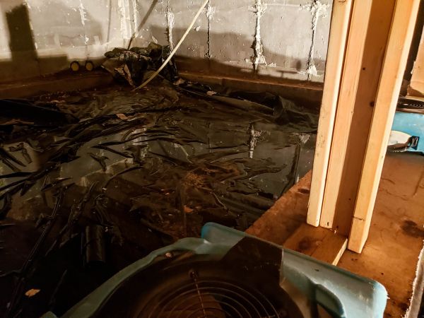Crawlspace Water Cleanup in Foley